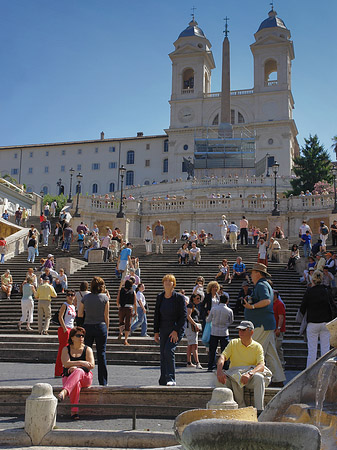 Kirche und Treppe - Latium (Rom) (Rom)